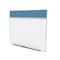 Ghent Combo Whiteboard/Bulletin, Mag Por/Vnyl, Styl A, 5 ft H x 8 ft W, Ocean SPC58A-V-191 - alternate 1